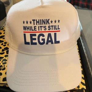 White Trucker hat adjustable